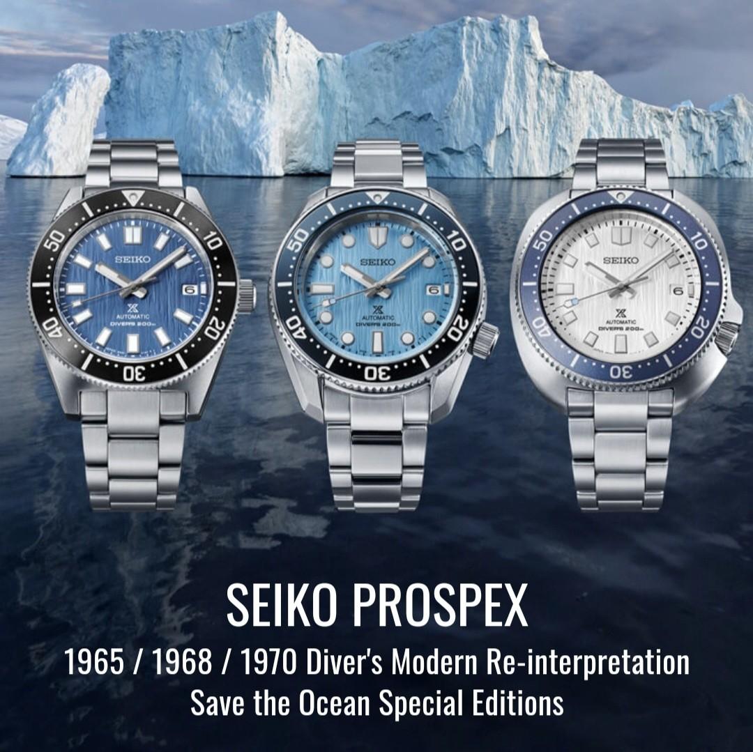 Brand New Seiko Prospex Automatic Diver's Modern Re-interpretation Save the  Ocean Special Edition SBDC165 SPB297 / SBDC167 SPB299 / SBDC169 SPB301,  Men's Fashion, Watches & Accessories, Watches on Carousell