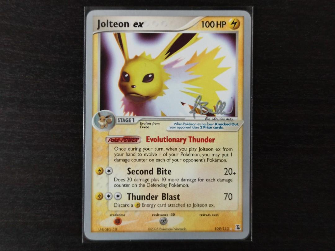 Pokemon Jolteon Ex World Championship 2006, Hobbies & Toys, Toys & Games on  Carousell