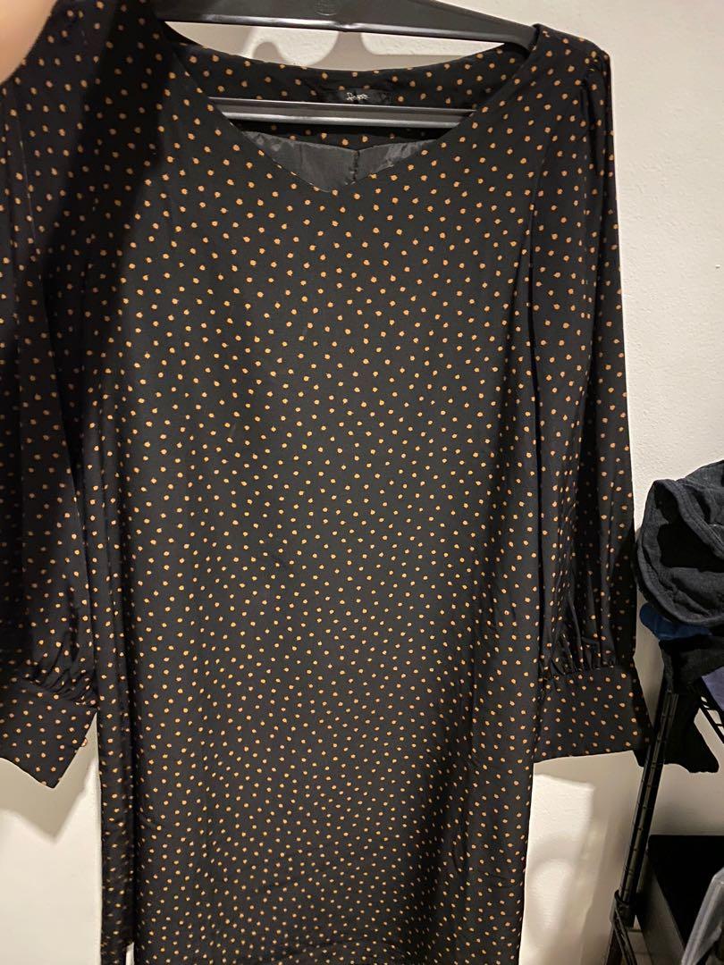 polka dress, Fesyen Wanita, Pakaian 