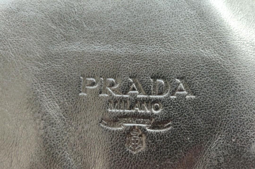 Prada Backpack calfskin leather (Category: Luxury Bags & Wallets) located in Manila. Submitted by BDBAGS (Listing ID 1164100852, Image 3). Description: prada Backpack authentic/orig no flaws rank ab.