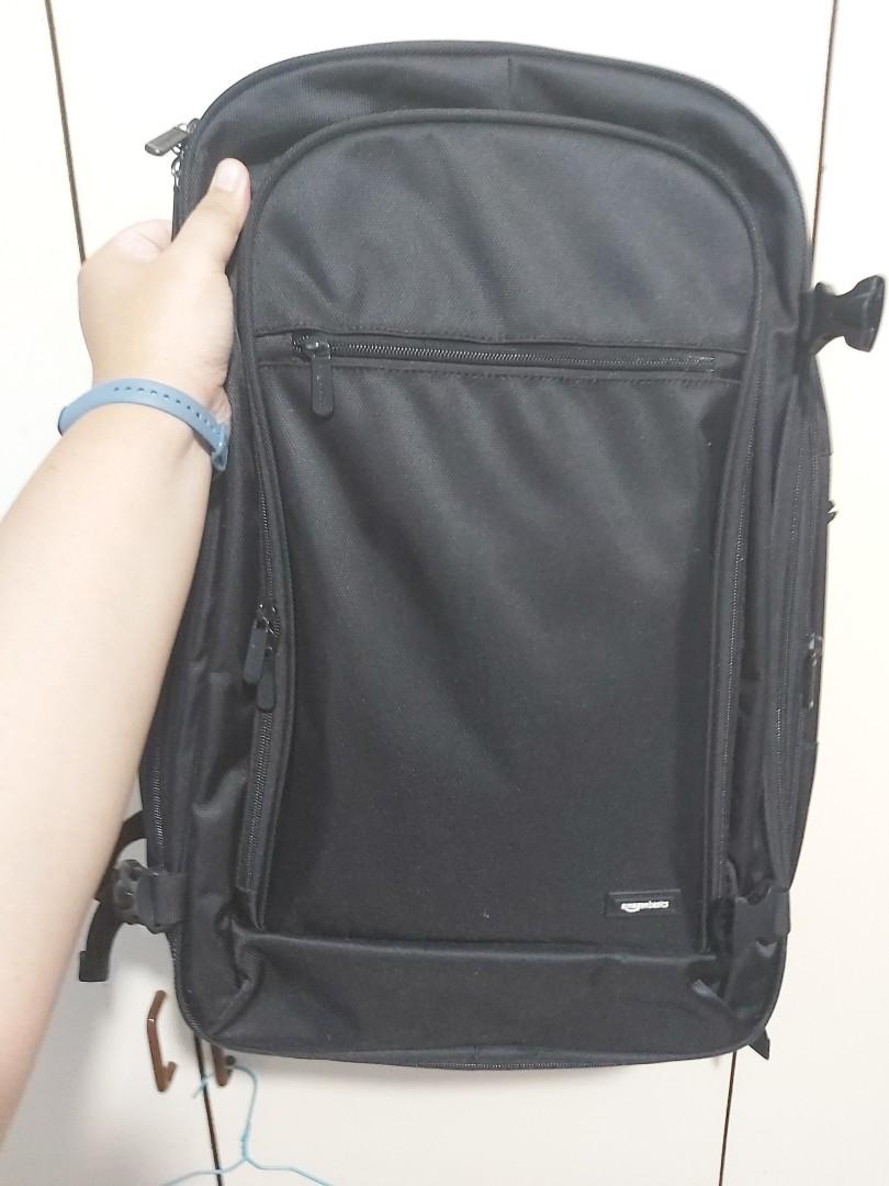 Pre loved AmazonBasics Luggage Travel backpack Men s Fashion