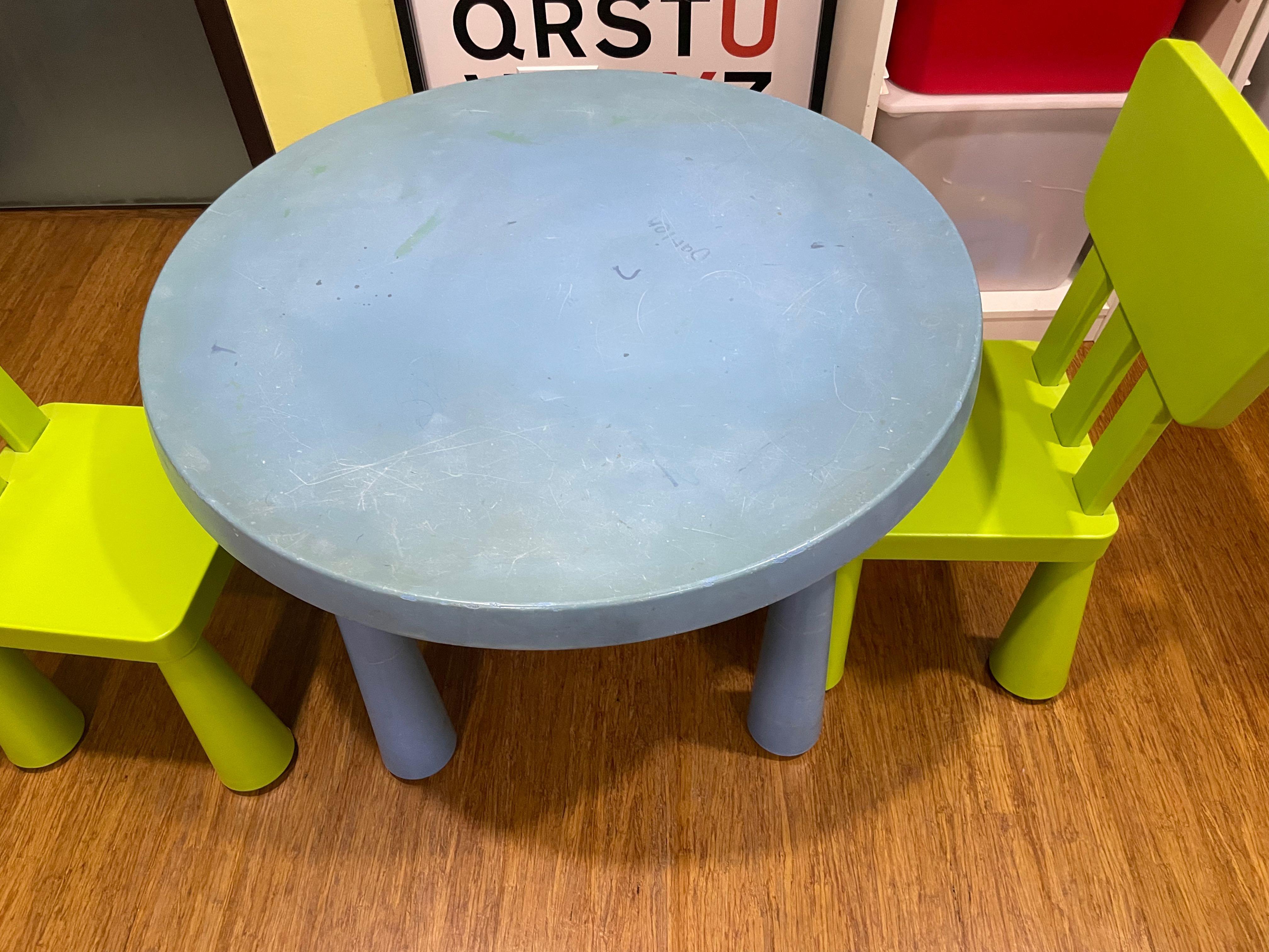 Preloved Ikea table and chairs, Furniture & Home Living, Furniture