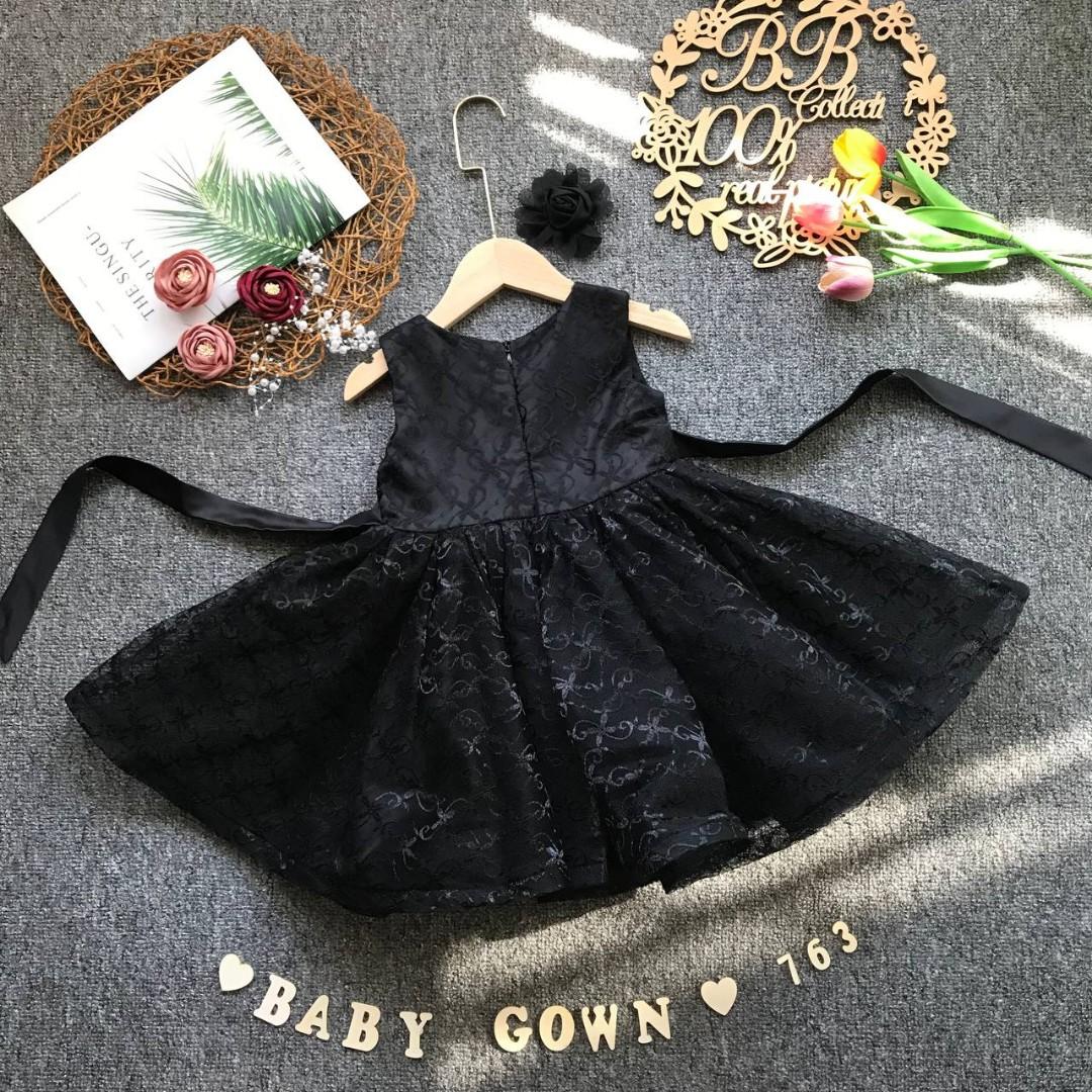 Black Birthday Outfit Baby Girl Dress, Tutu Tulle Toddler Dress, Pageant  Prom Ball Dress, Infant Special Occasion Dress, Flower Girl Dress - Etsy