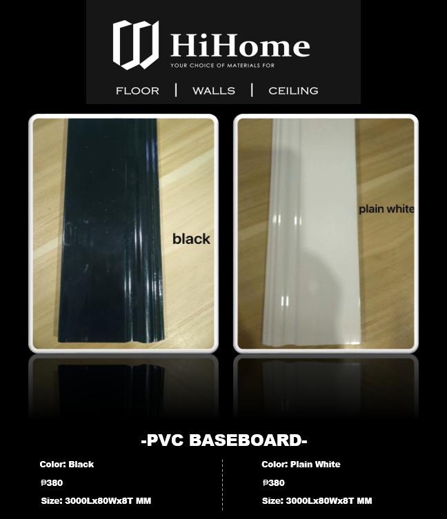 PVC Baseboard, Commercial & Industrial, Construction Tools & Equipment on Carousell