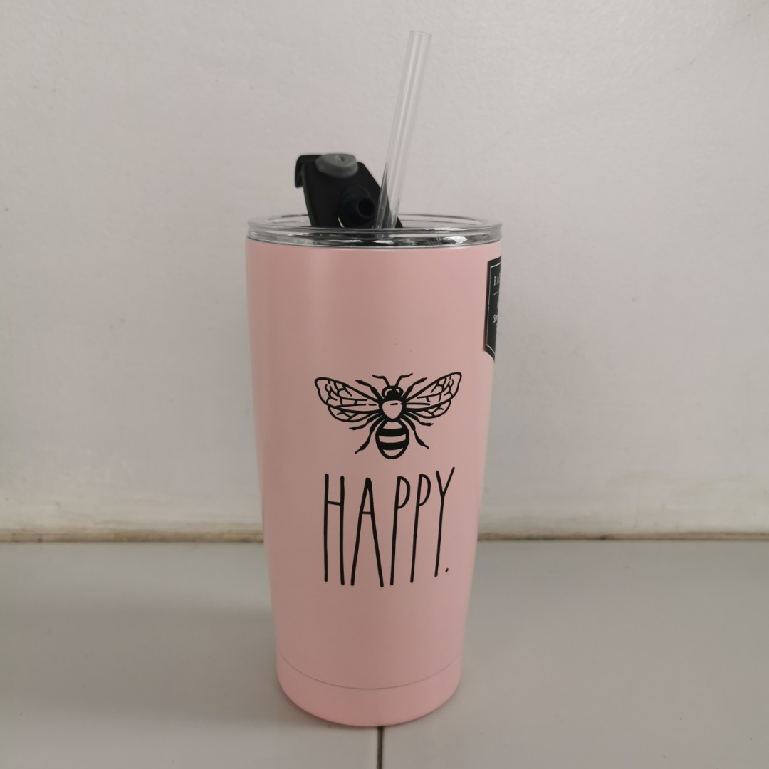 Rae Dunn Insulated Stainless Steel Tumblers w/Lids - Hot Mess, But Fir –  Aura In Pink Inc.