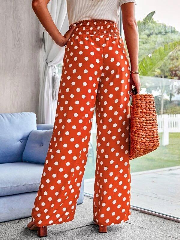 Rare🔥Zara polka dots trousers, Fesyen 
