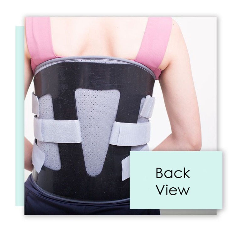Rib Belt Chest Binder Compression of Chest and Rib Cage Velcro