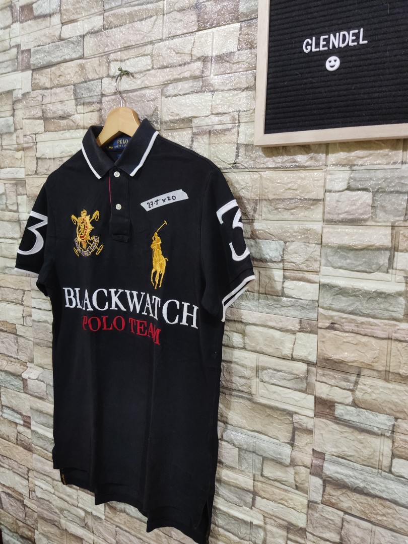 RL Blackwatch Polo shirt, Men's Fashion 