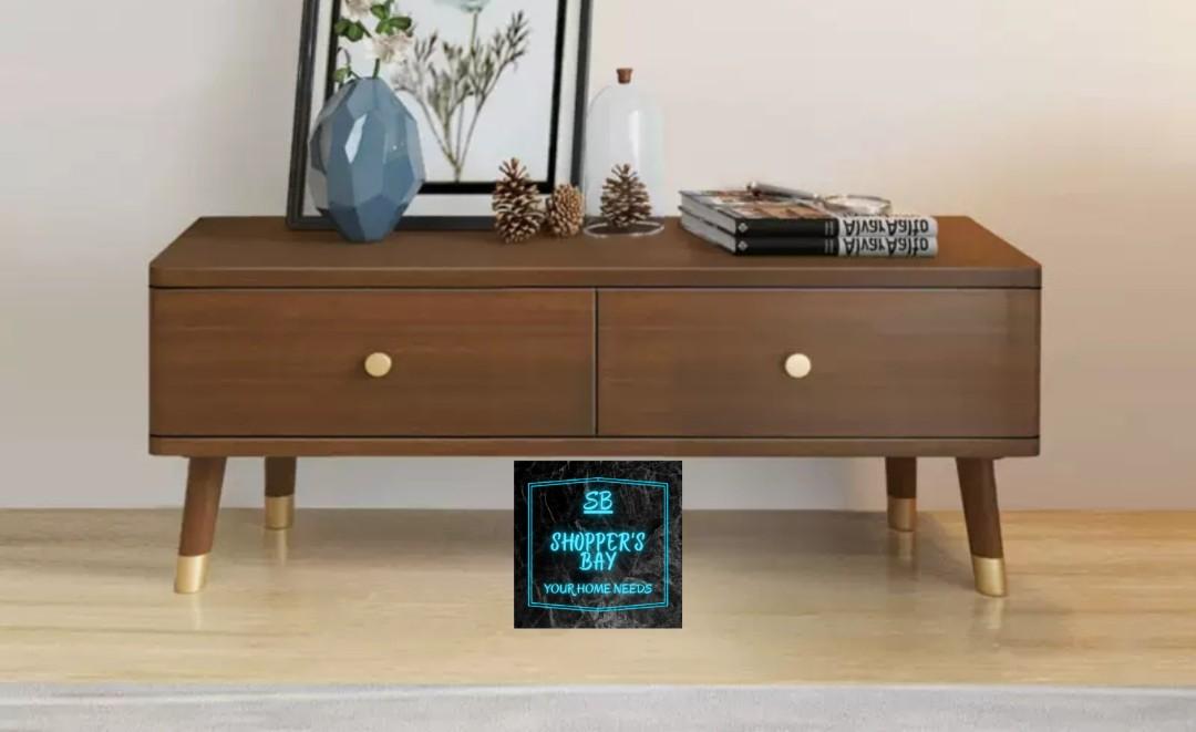Rosa solid wood coffee on sale table with storage