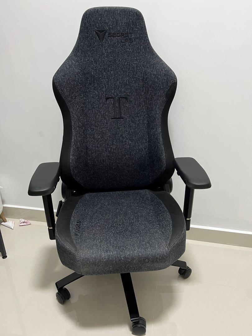 Secretlab Titan 2020 Softweave Black Furniture Home Living Furniture Chairs on Carousell