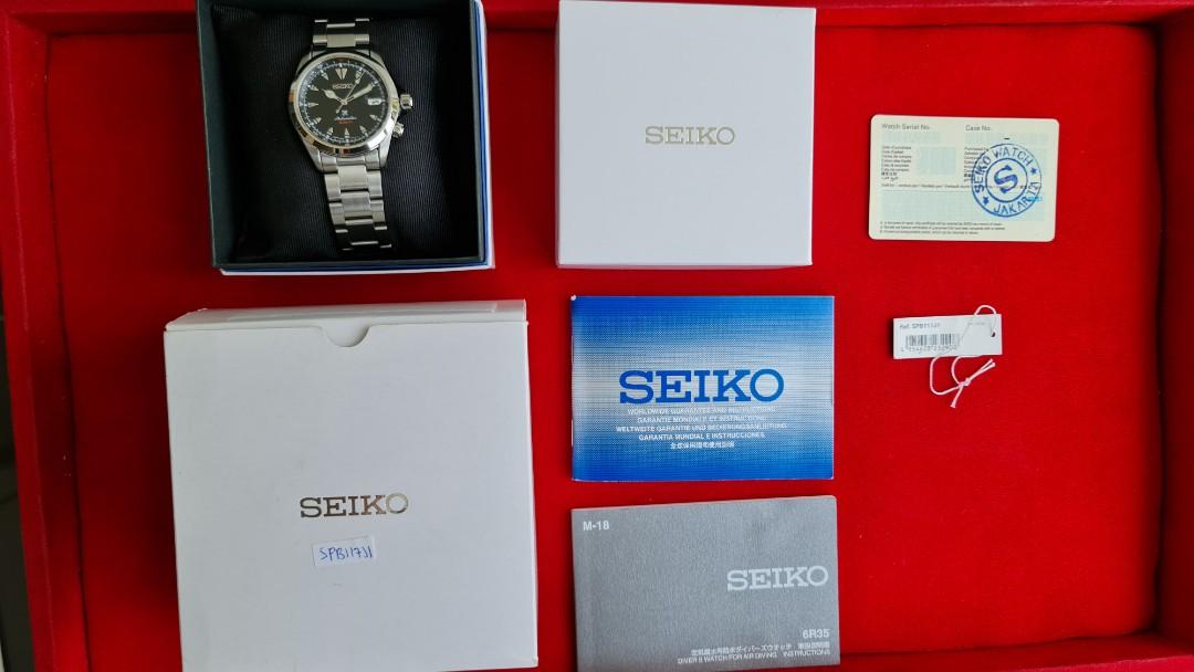 Seiko Alpinist SPB117J1 Black Dial, Barang Mewah, Jam Tangan di Carousell