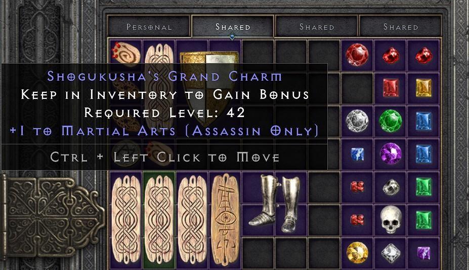 Shogukusha's Grand Charm D2R Diablo II Resurrected (Softcore, Ladder