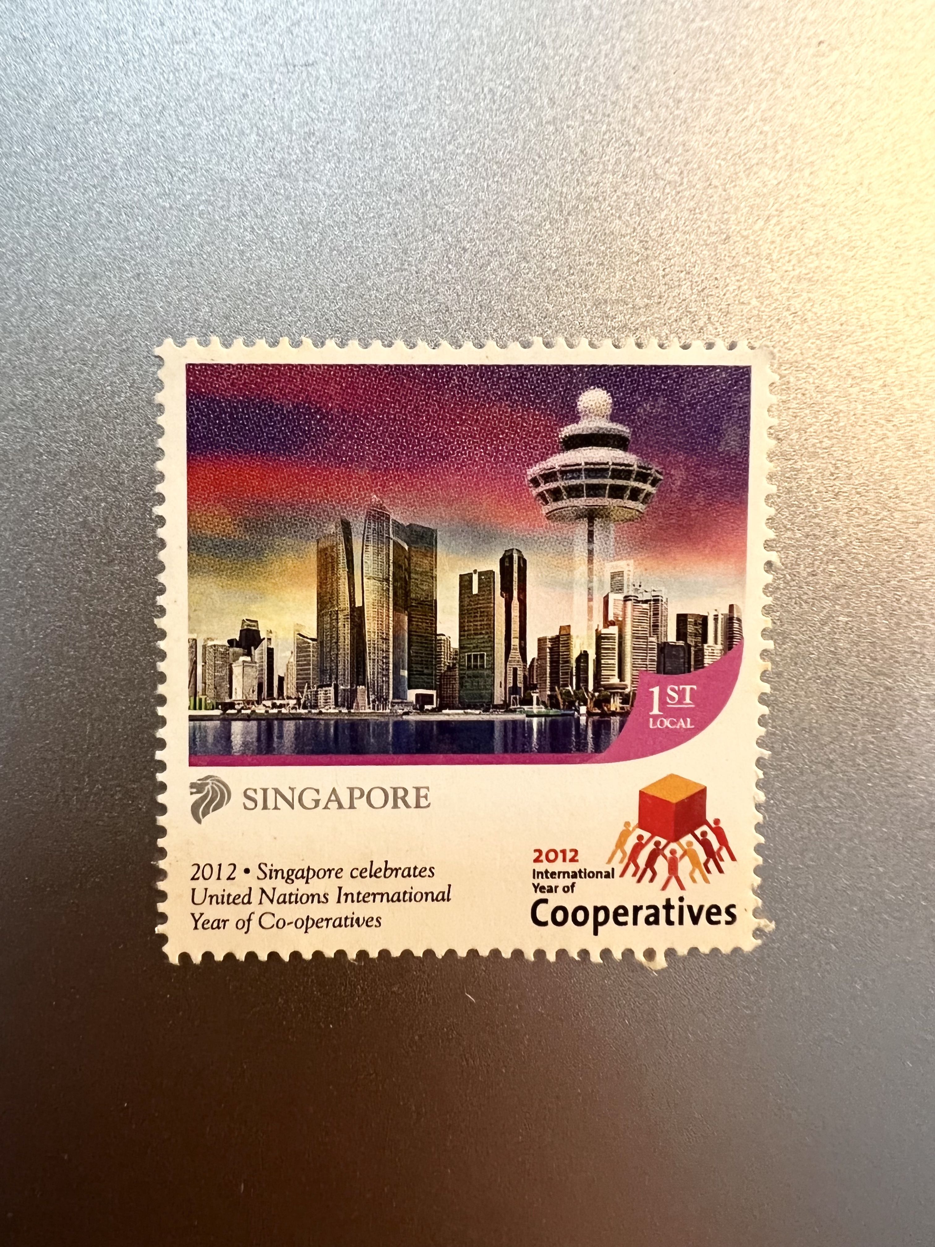 Singapore 1st Local Stamp Year 2012 international year of cooperative, Hobbies & Toys