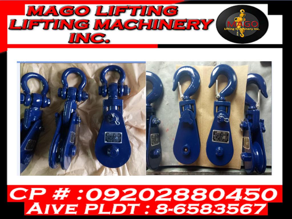 Single Wheel Marine Pulley Block With Hook Or With Shackle!available