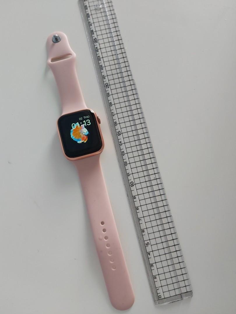 Smart Hi Watch New Latest Tech App Function Baby Pink Color