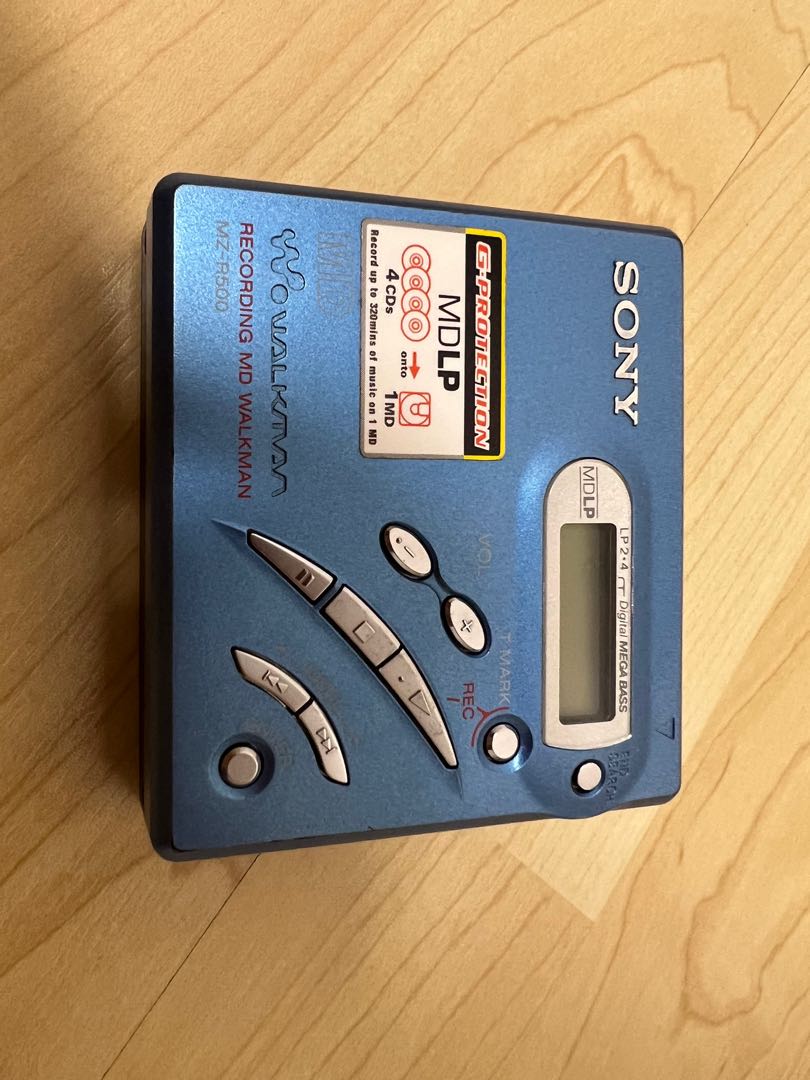 Sony MD recording Walkman MZR500, 音響器材, 音樂播放裝置 MP3及CD Player Carousell