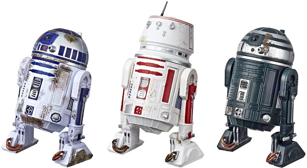 STAR WARS The Black Series Red Squadron Droid 3 pack R2 D2 R5 D8