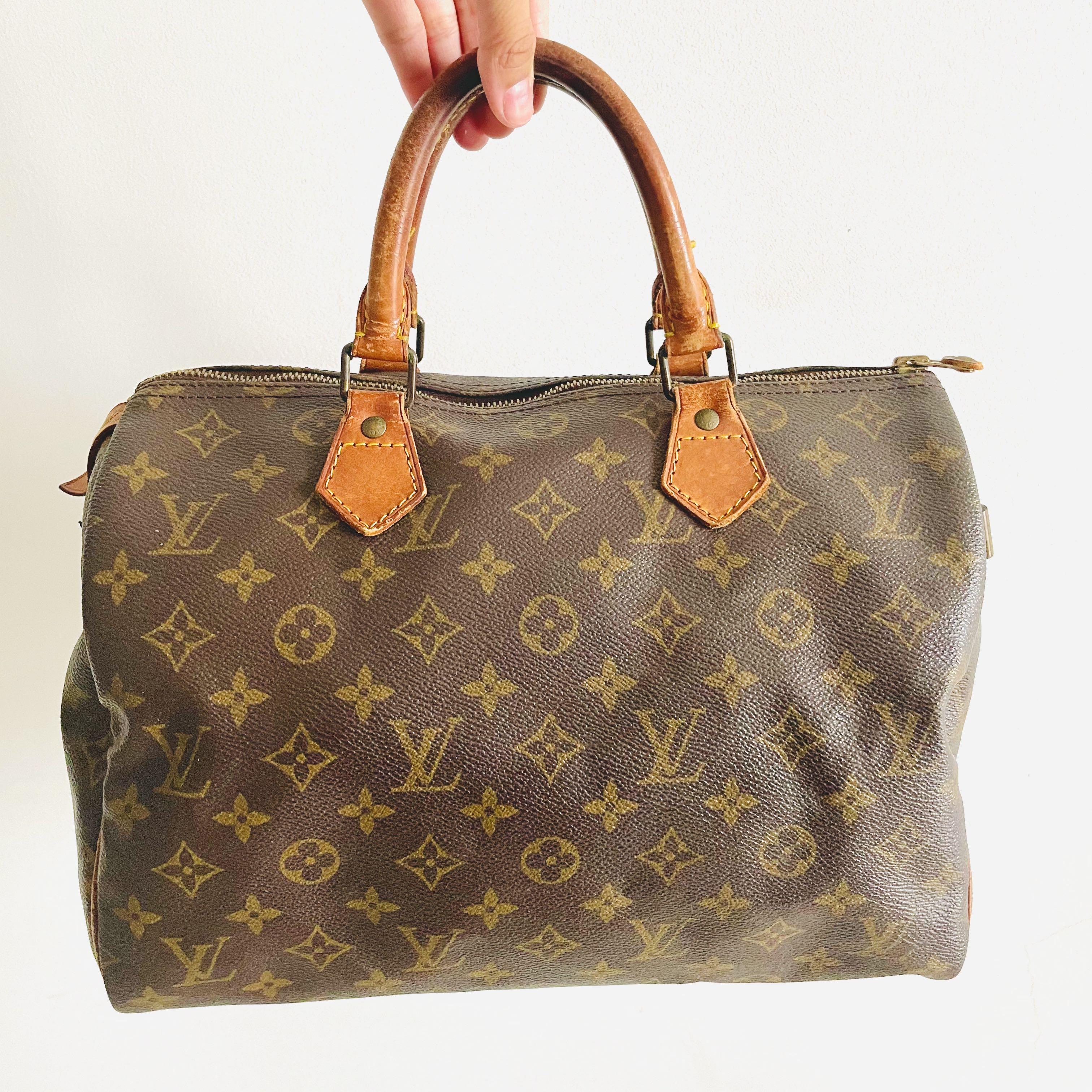 LV Bowling bag vintage, Luxury, Bags & Wallets on Carousell