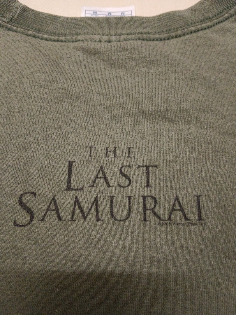 ラストサムライ　LAST　SAMURAI　のTシャツ　黒サイズは記載がありません