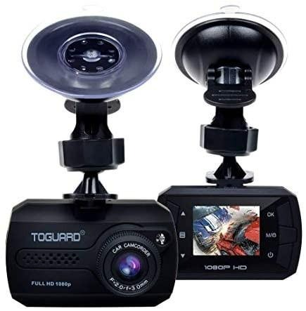 TOGUARD Mini Dash Cam Full HD 1080P Car Dash Cams DVR Dashboard Camera built in G-Sensor Motion Detection Loop Recording（SD Card is NOT Included） 
