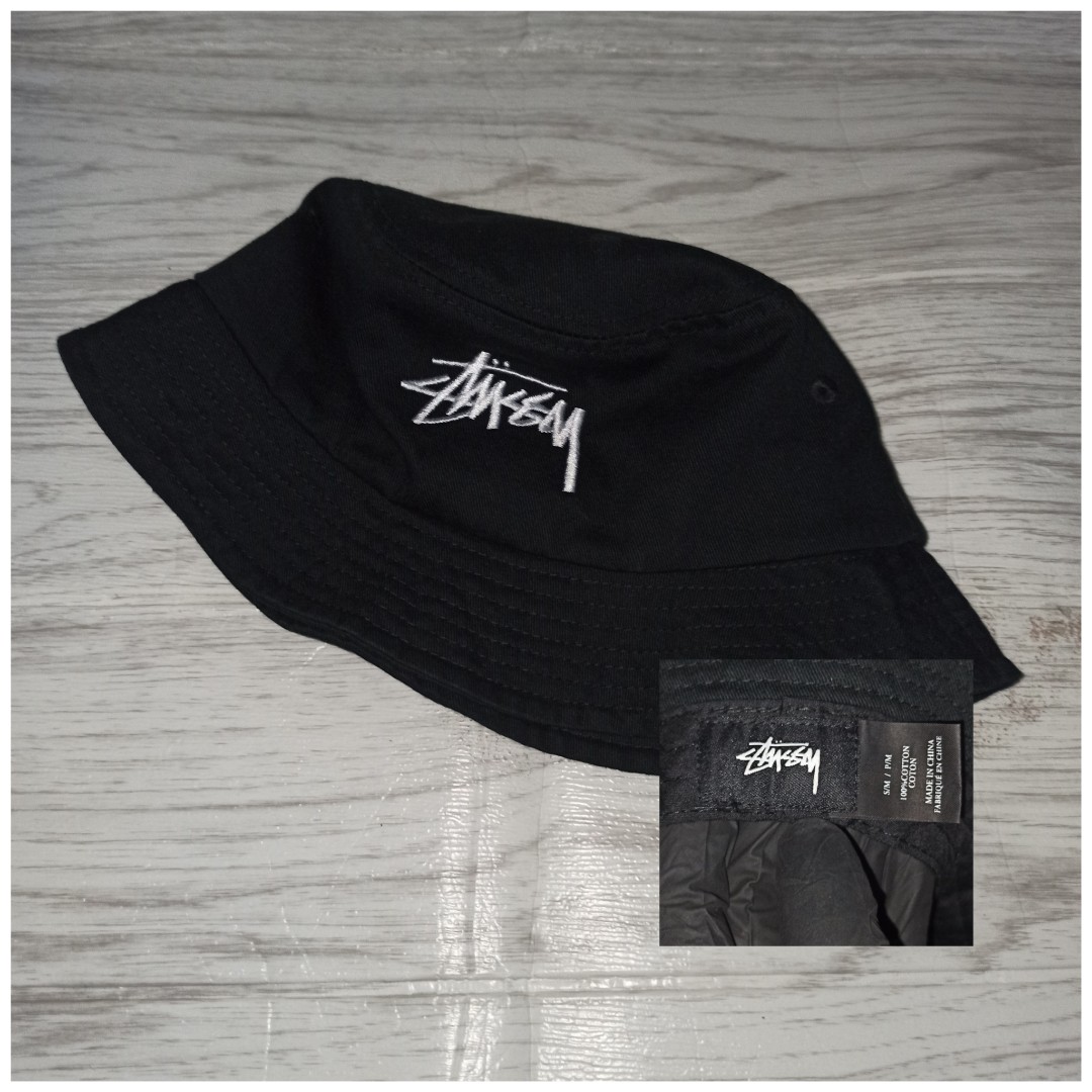 Topi Bucket Hat Stussy Second Bekas 