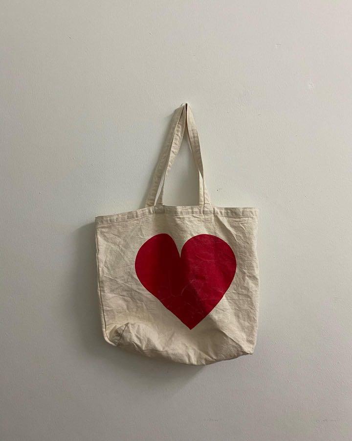 flying tiger heart tote bag