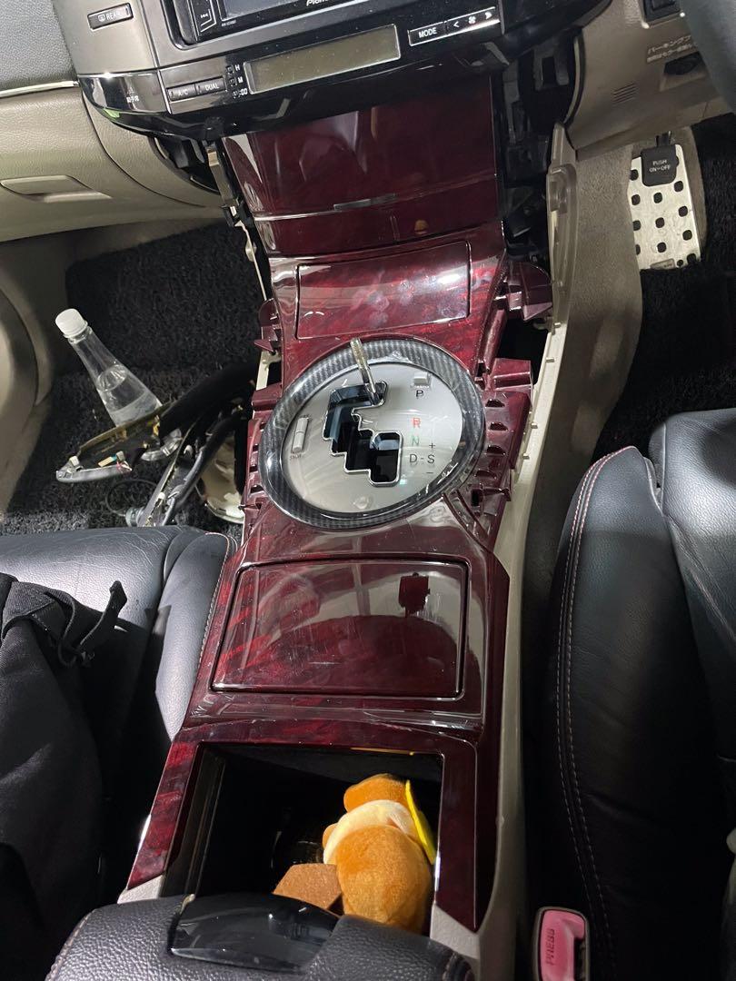 Toyota Mark X Center console carbon sticker wrap, Car Accessories ...