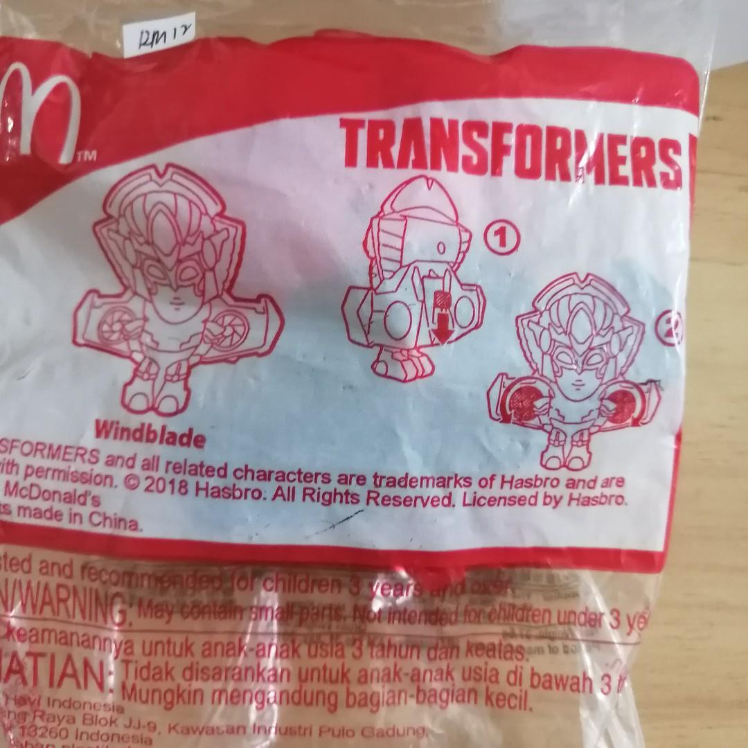 Transformers Cyberverse McDonald's Happy Meal ToyYear 2018, Hobbies