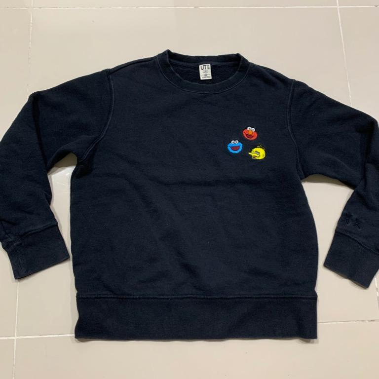 Uniqlo KAWS Sesame Street Kids Pullover Top size 150 Babies