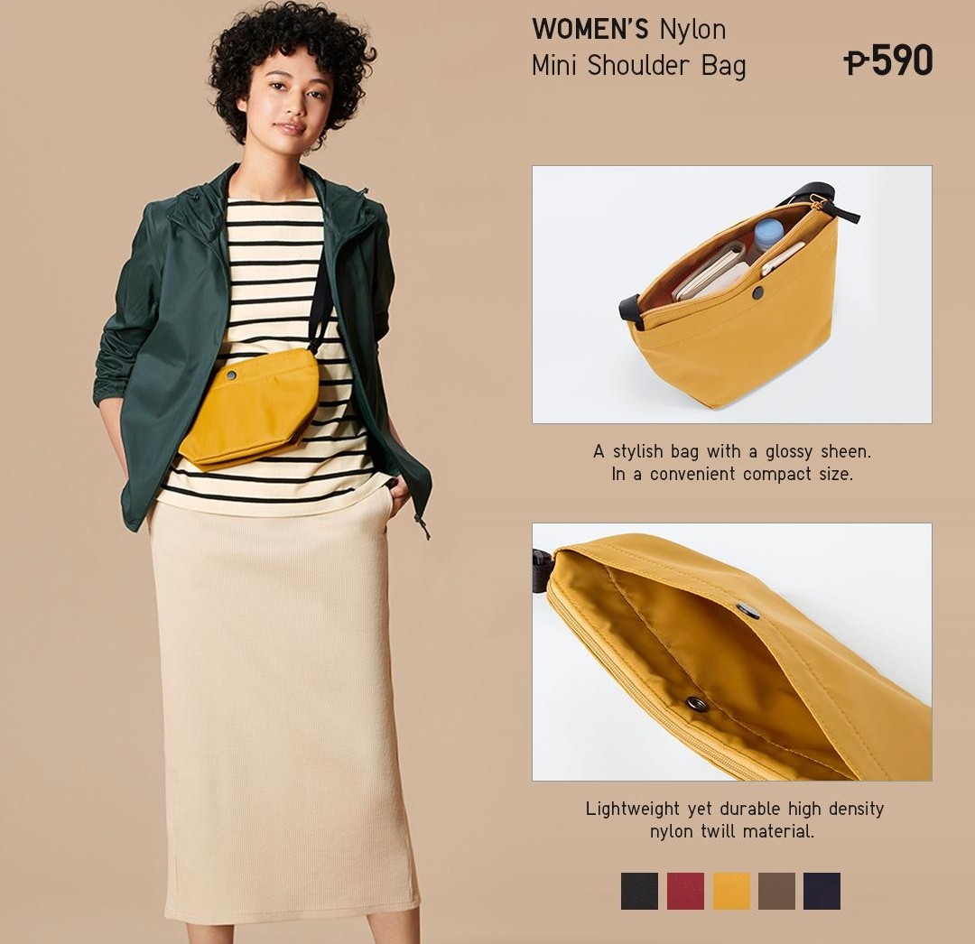 Uniqlo dropped spring colors of its viral shoulder bag