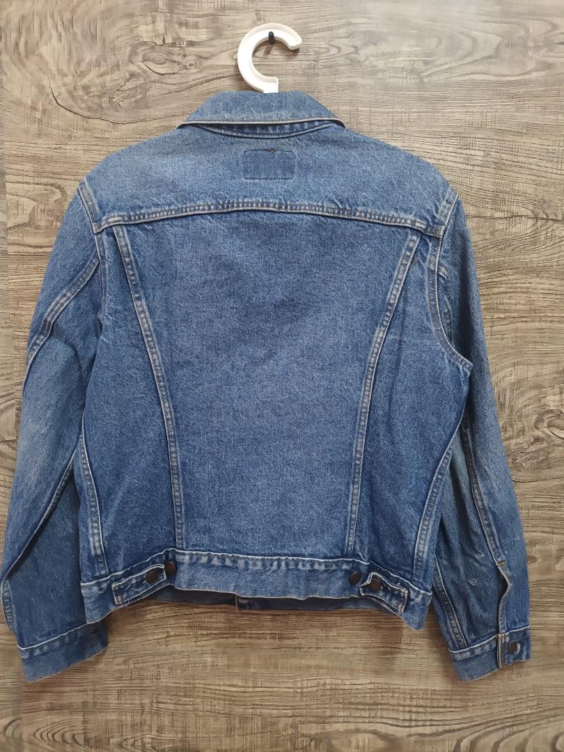 Usa 725 levis vintage rare lvc denim jacket trucker, Men's Fashion