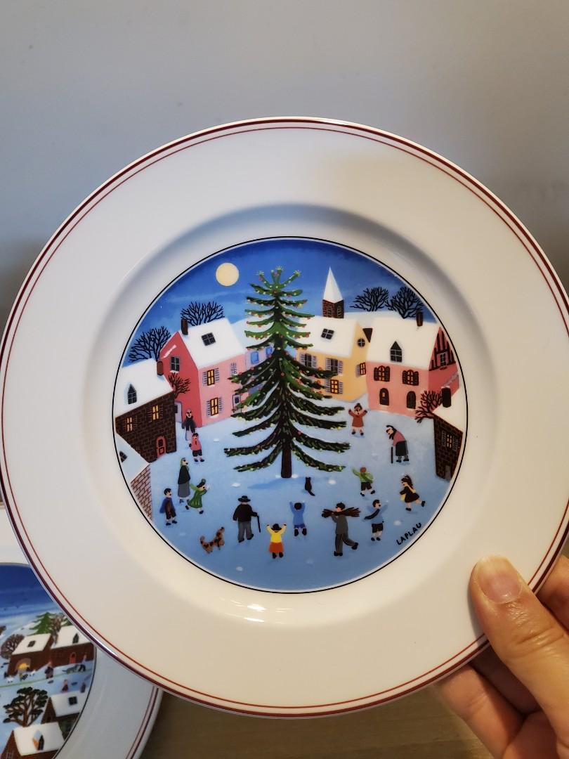 Porcelain Plates Villeroy & Boch Naif Christmas Salad Plate - 8.25
