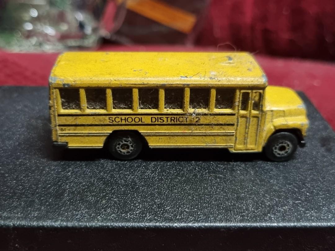 Vintage 1985 Matchbox School Bus Hobbies Toys Toys Games on