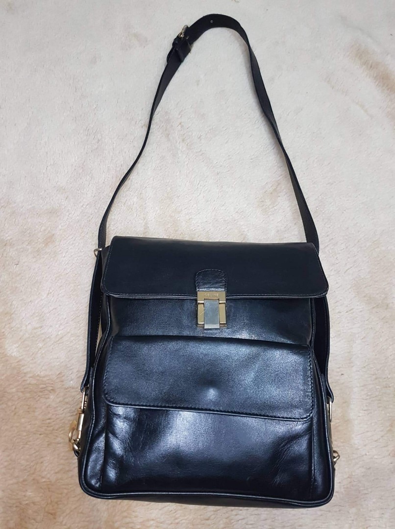 VINTAGE CELINE MESSENGER BAG UNISEX, Luxury, Bags & Wallets on Carousell