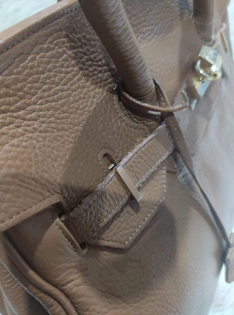Vintage Hermes bag (Category: Luxury Bags & Wallets) located in Paranaque City. Submitted by Stylerfinds (Listing ID 1164226181, Image 3). Description: Vintage Hermes bag P14k Togo leather Kindly self authenticate From thrift shop in italy With flaws on edges but still very pretty in actual. sf c/o buyer..