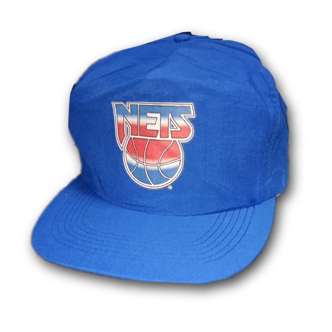 Vintage New Jersey Nets Snapback Hat Cap The Twill OSFA NBA Basketball 1990s 90s Brooklyn