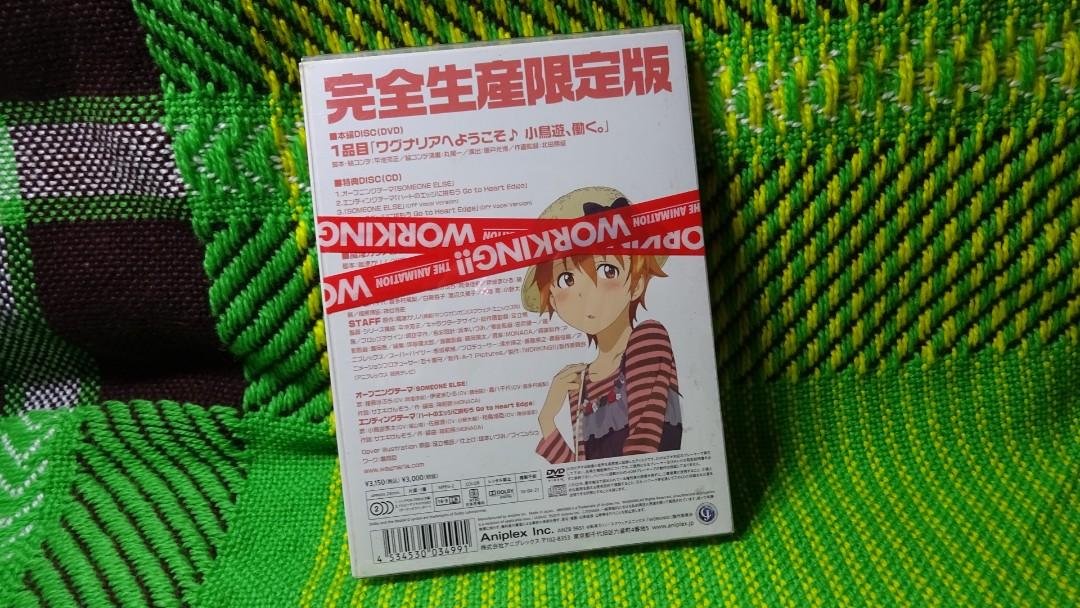 Working #1 Animation CD DVD set Jap, Hobbies & Toys, Music & Media, CDs ...