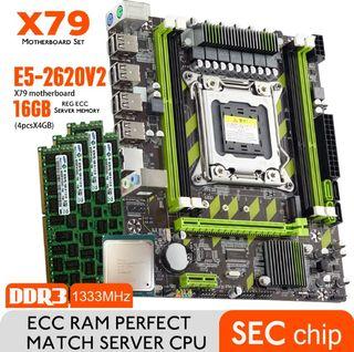 X79G Motherboard with Processor Ram