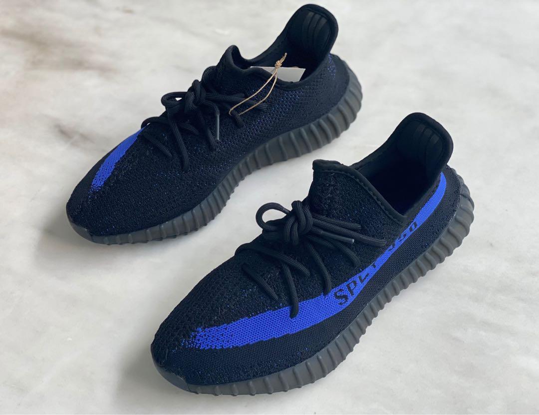Dark sales blue yeezys