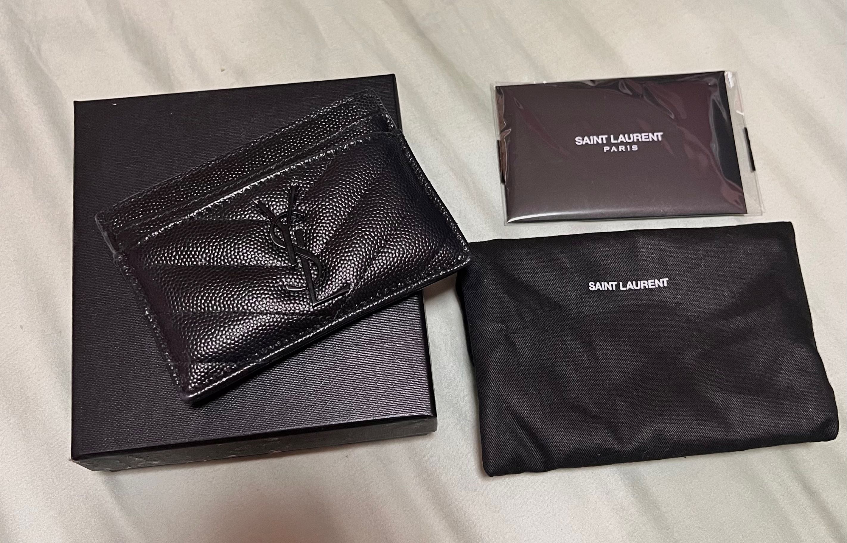 Authentic YSL Card Holder (QYOP)