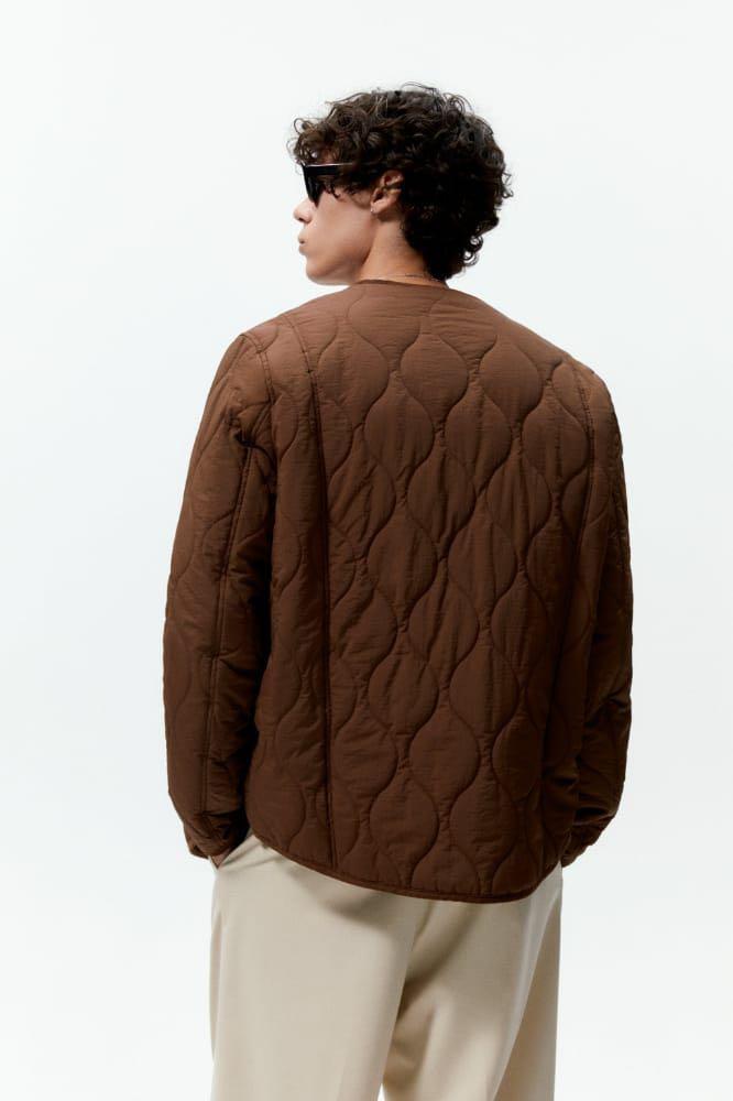 Zara Contrast Quilted Jacket, Fesyen Wanita, Pakaian Wanita, Baju Luaran di  Carousell