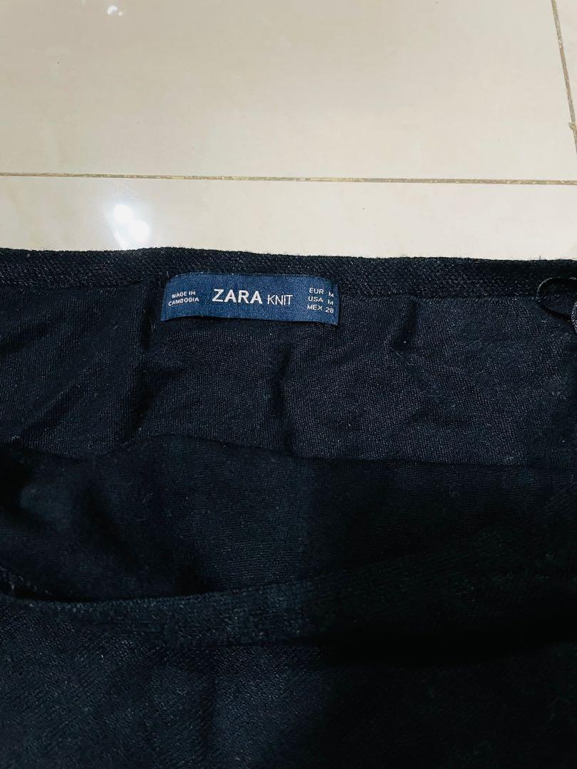 ZARA KNIT] Sweater poncho hitam Zara 