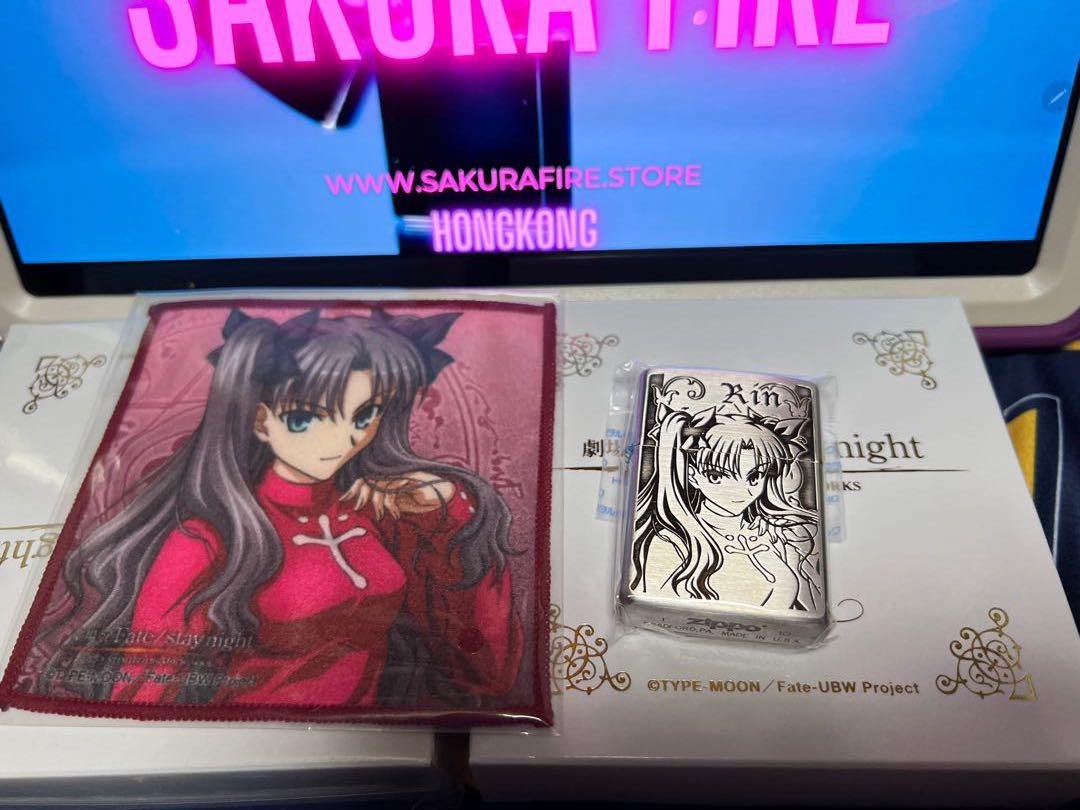 🔥ZIPPO🔥.2010年日版Fate/Stay Night劇場版凜鍍銀絕版打火機, 興趣及