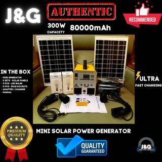 100% HIGH QUALITY J&G SOLAR POWER GENERATOR PORTABLE SOLAR GENERATOR PORTABLE GENERATOR SOLAR POWER SYSTEM MINI GENERATOR 80000mAh SOLAR POWER BANK 80000mAh POWER BANK 200000mAh 100000mAh GENERATOR SOLAR POWER SYSTEM