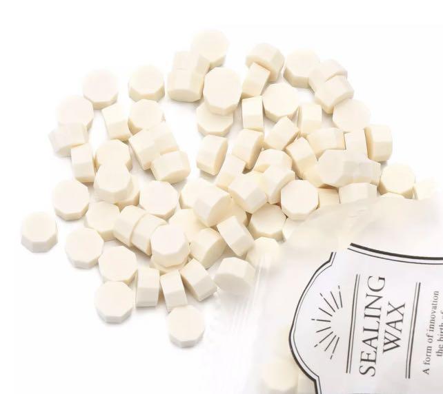 100Pcs Retro Octagon Sealing Wax Beads (Category: Craft Supplies & Tools) located in Quezon City. Submitted by WM_Merchandising (Listing ID 1167756942, Image 2). Description: Description: Name: Octagon Sealing Wax Beads Quantity: 100PCS/Bag Color: -White -Black -Blue (not available) Use: Decoration Material: 8MM Type: Standard Stamp Shape: Octagon Material: Wax Package includes: 100PCS/Bag X Wax Beads.