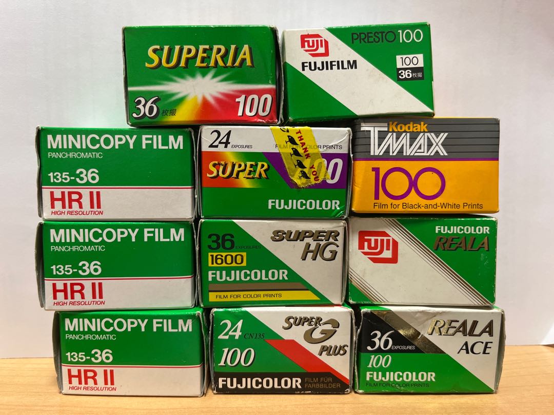 11筒過期菲林絕版Fujifilm Kodak, 攝影器材, 攝影配件, 其他攝影配件