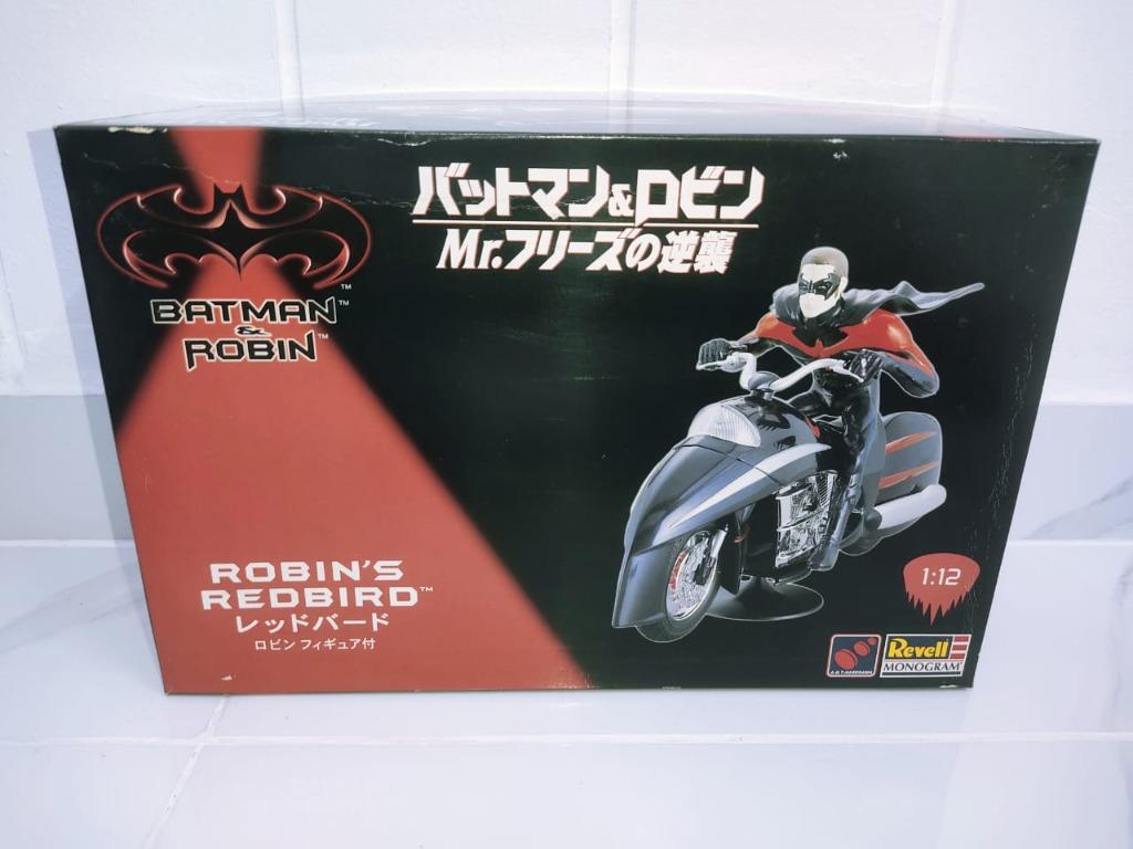 Batman Robin Redbird Model Kit Revell Monogram Motorcycle 1997 Figure 1 12 for sale online 