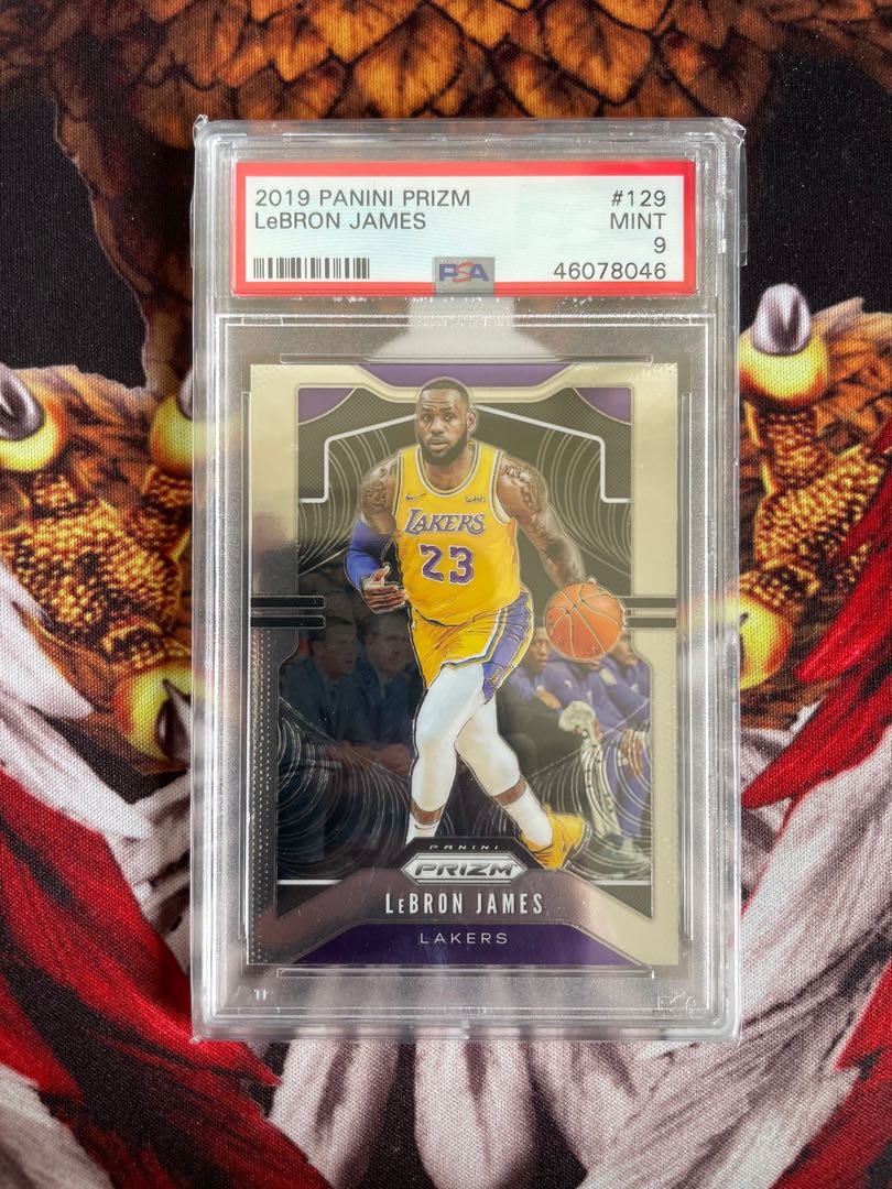 LeBron James Los Angeles Lakers 2019-20 Panini Prizm Silver #129 Card (BGS  9)