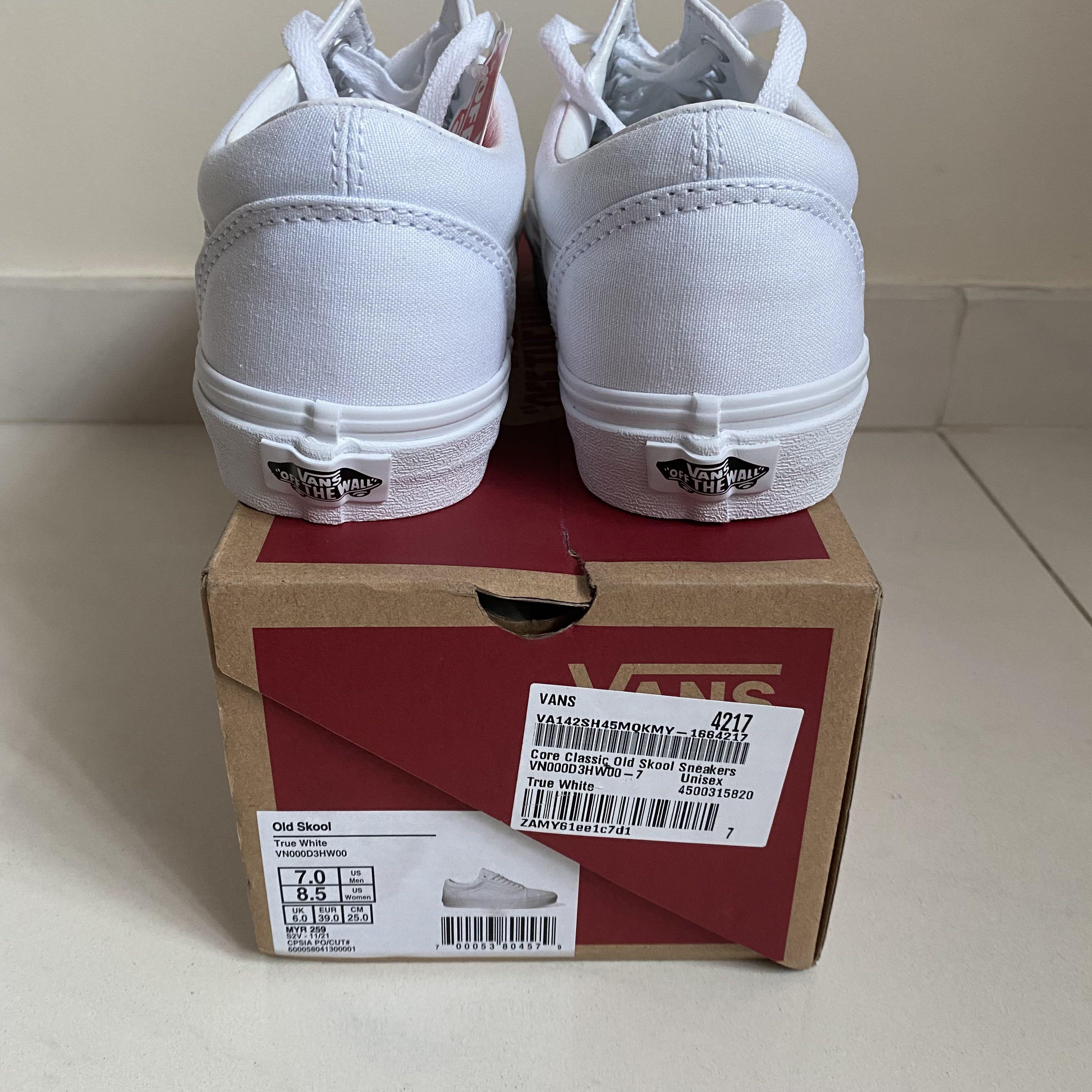 White sneakers women vans store