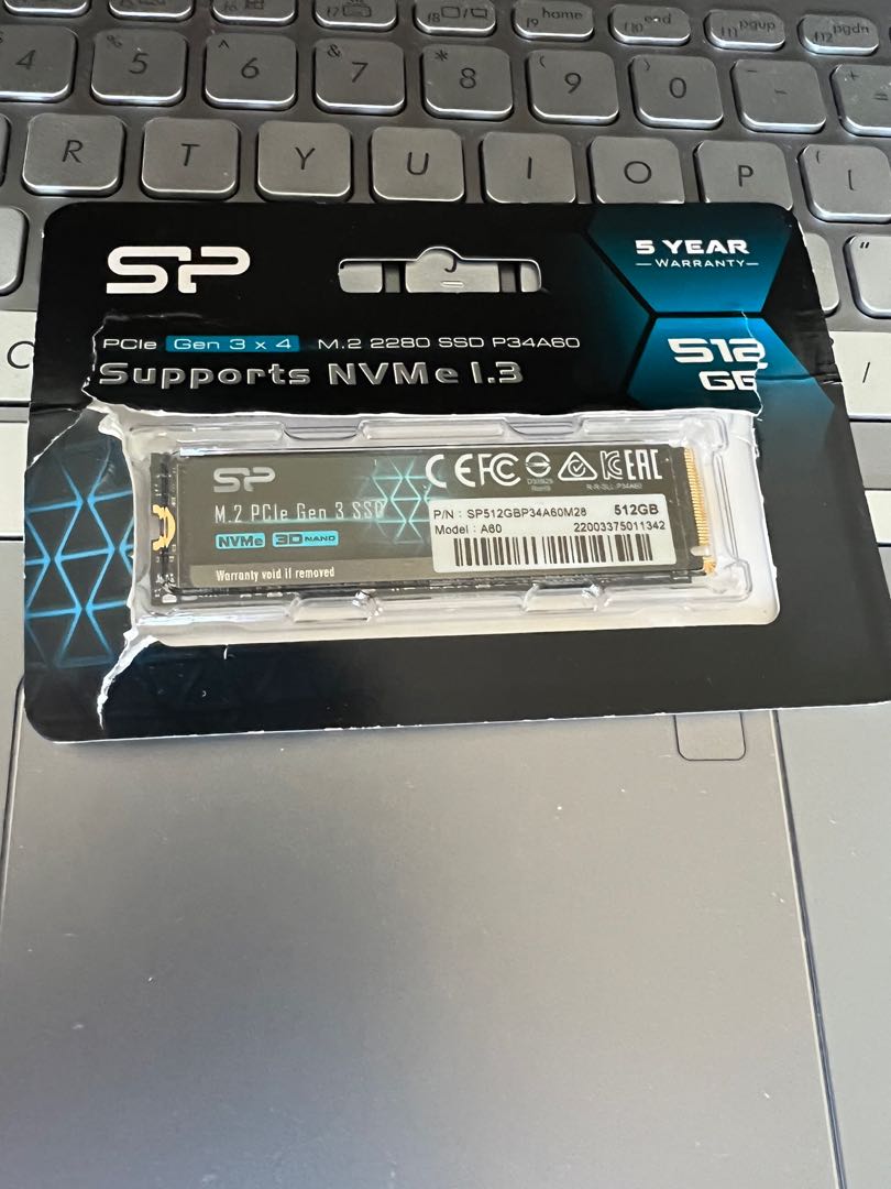 512gb Silicon Power NVMe PCIe Gen3x4 M.2 SSD, Computers